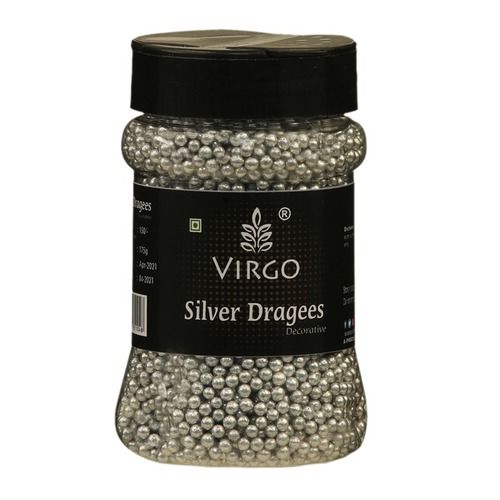 Virgo Silver Dragees Decorative Size 1