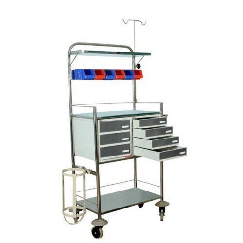 Crash Cart Hospital Trolley