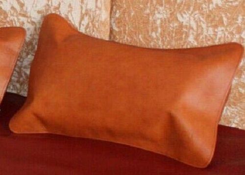 Plain Leather Pillow Covers