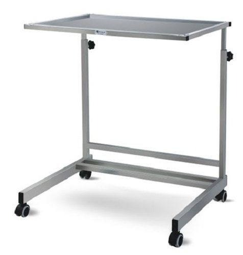 Durable Stainless Steel Mayo Hospital Trolley