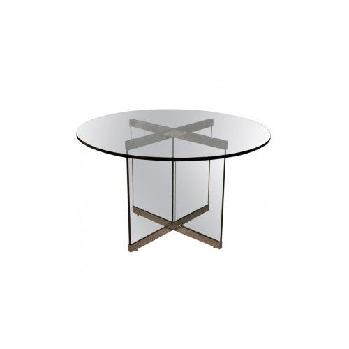 Ms Frame With Glass Dining Table