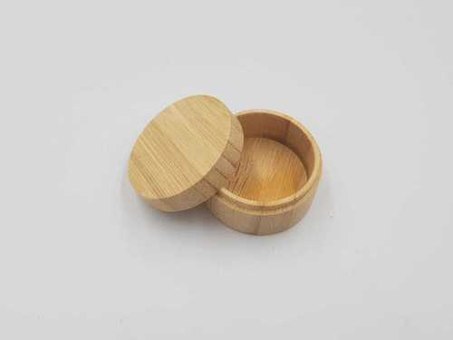 Natural Bamboo Canister With Cap