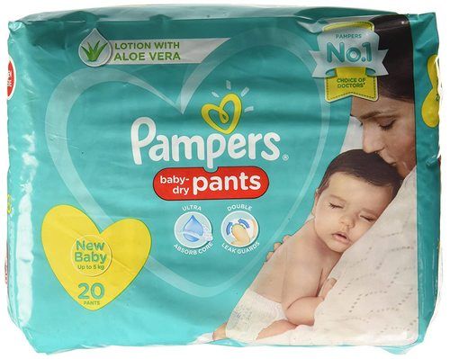 Pampers Baby Diapers - New, Dry Surface Absorbency | Comfortable, Leak Proof, Easy To Wear, Disposable for Spring, Summer, Winter