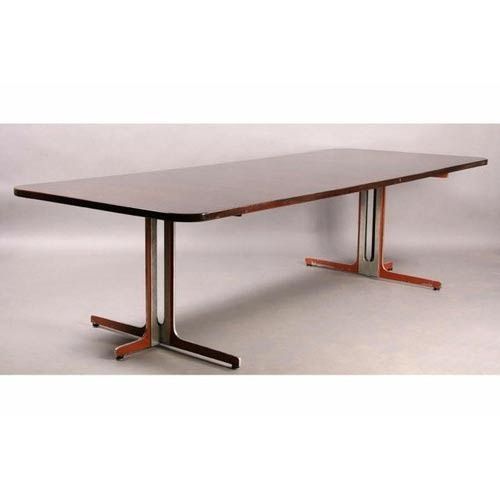 Steel Base Dining Table