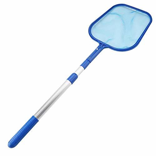 Blue And White Swimming Pool Leaf Skimmer Fine Mesh Shallow Cleaning Net