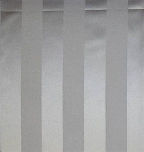 White Satin Stripe Fabric For Hotel Bed Linens