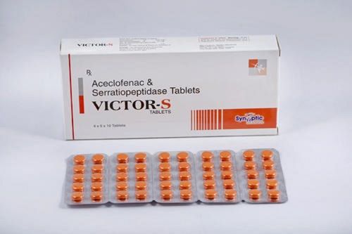 Aceclofenac And Serratiopeptidase Pain Reliever Tablets
