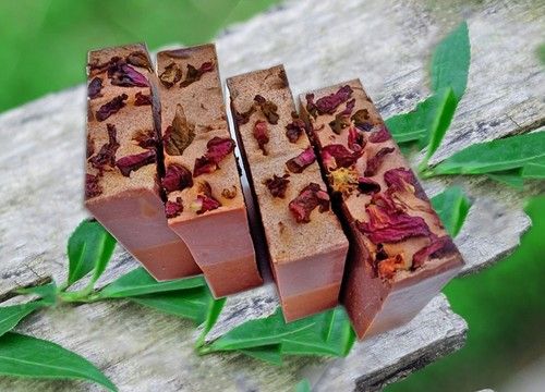 Handmade Rose Luxury Soap With Petals