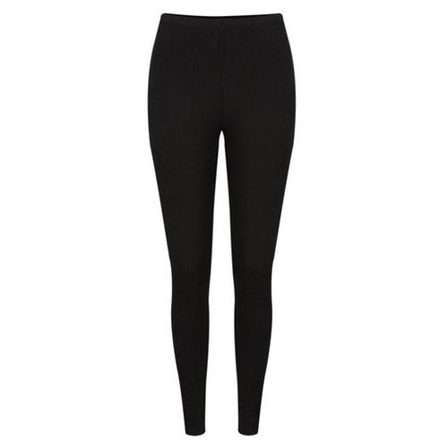 Ladies Black Cotton Leggings