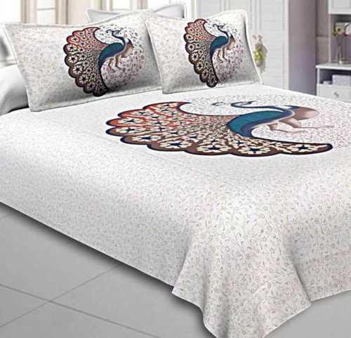 Printed Cotton Bed Sheet Size: Full