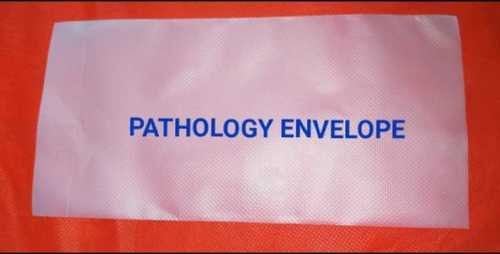 White Customized Plastic Pathology Envelope