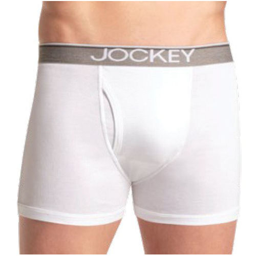 Plain Jockey Mens White Modern Classic Boxer Brief