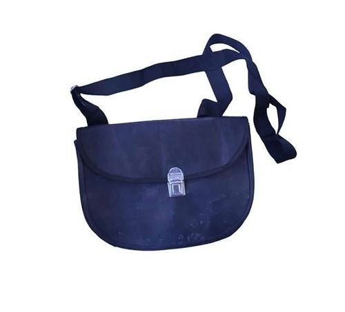 Blue Lightweight Leather Cash Bag