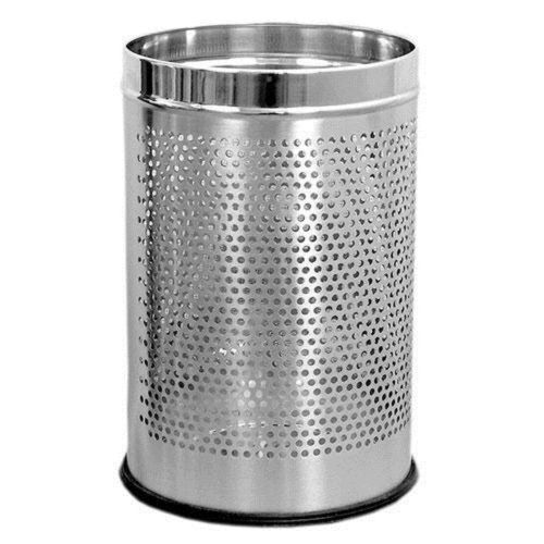 Perforated Stainless Steel Paper Trash Bin Application: Office