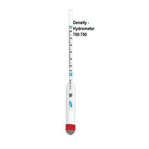 Petroleum Hydrometer With Density 700-750 (Petrol)