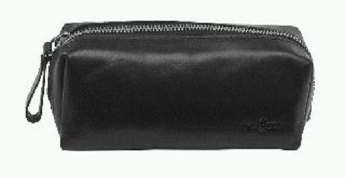 Black Rectangular Shape Leather Case