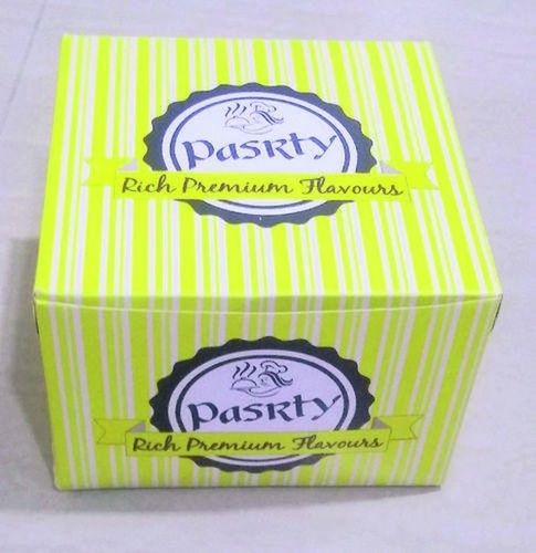 Square Custom Printed Disposable Paper Pastry Packaging Box