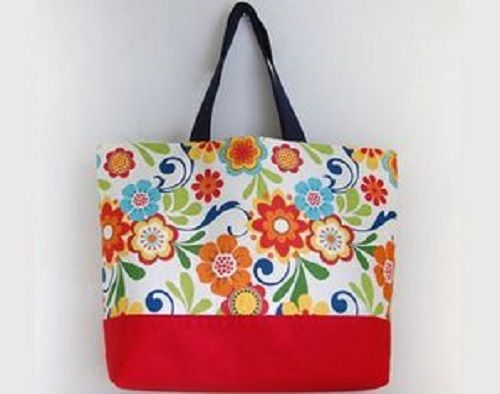 Various Colors Are Available Designer Multicolor Tote Bag