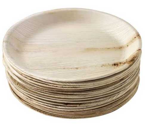 Brown Domestic Disposable Areca Plates