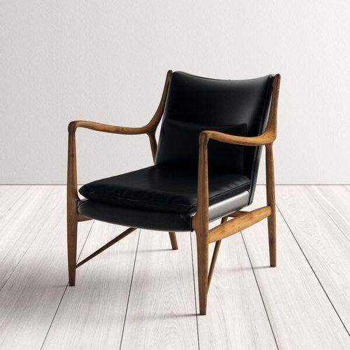 Brown Modern Wooden Lounge Chair