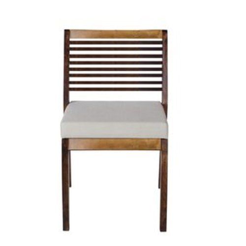 Wooden Chair - Color: Brown And White