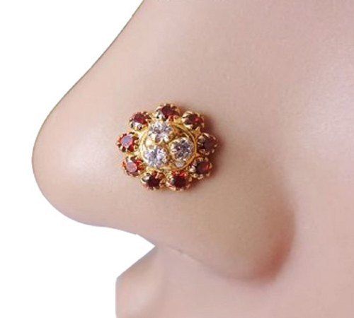 10 mm Fancy Studded Nose Pin
