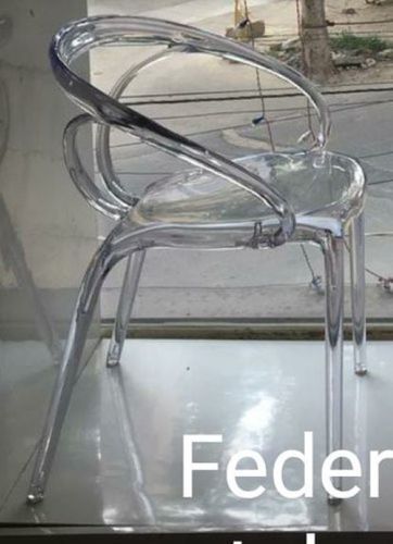 Eco-Friendly Acrylic Arm Transparent Chair