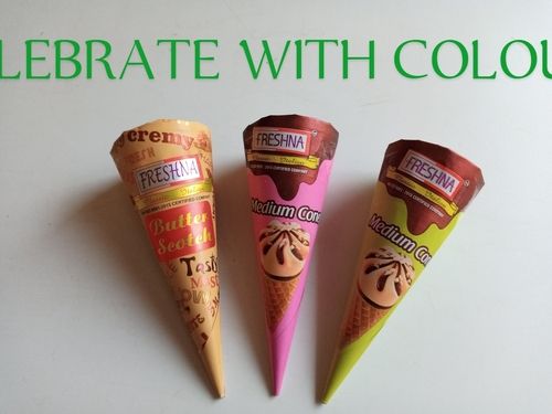 Chocolate Flavored Ice Cream Cone