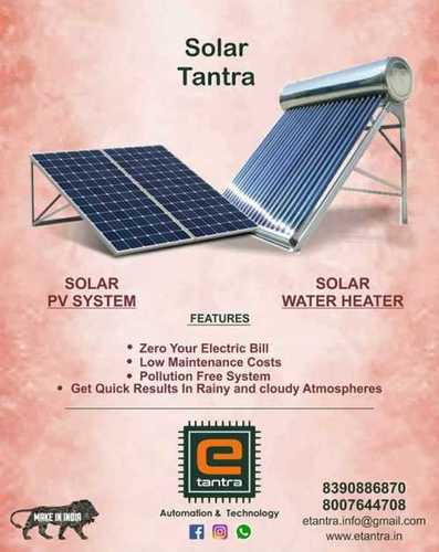 Blue Durable Solar Water Heater