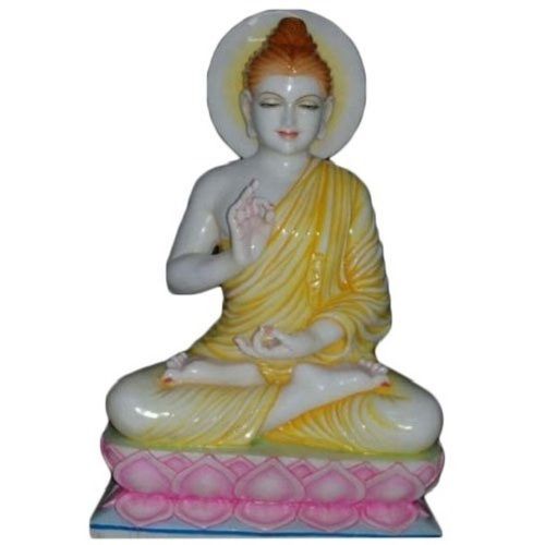 Durable 30 Inch Marble Buddha Statue