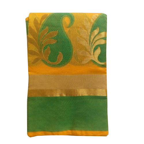 Ladies Party Wear Silk Cotton Saree