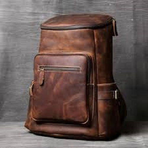 Various Colors Are Available Leather Travel Backpack Bags