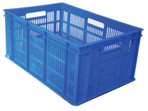 Blue Material Handling Crates For Storage Of Foods And Vegetables