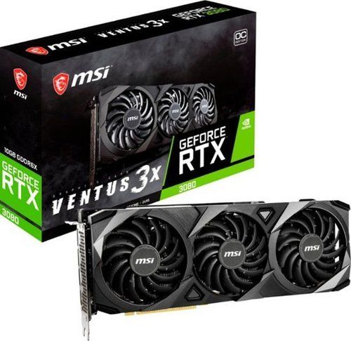 MSI Gaming GeForce RTX 3080 10GB GDRR6X 320-Bit HDMI DP Nvlink Tri-Frozr 2 Ampere Architecture OC Graphics Card