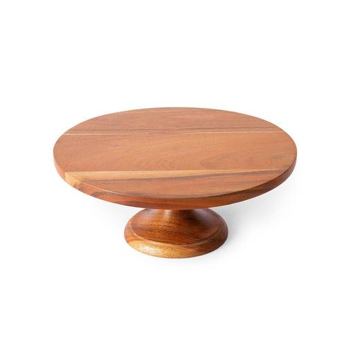 Plain Wooden Round Cake Tray