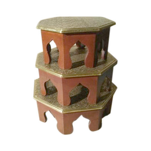 Premium Design Decorative Wooden Chowki