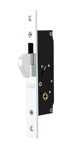 Polished Steel Hook Lock For Sliding Door Lock