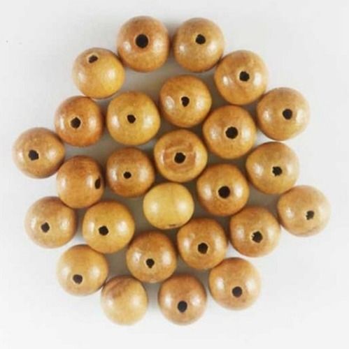 20 Mm Brown Round Wooden Beads