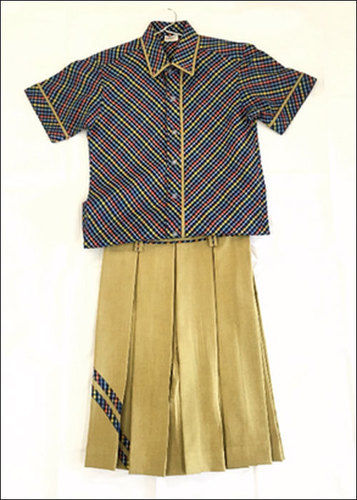 Cotton School Uniform Shirt And Skirt Age Group: 8 To 18 Years