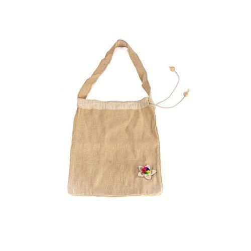 Multicolor Elegant Look Jute Grocery Bag