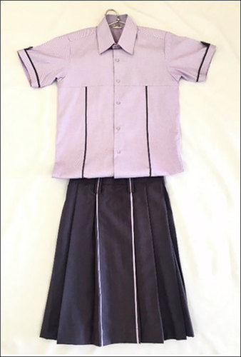 Girls School Uniform Shirt And Skirt