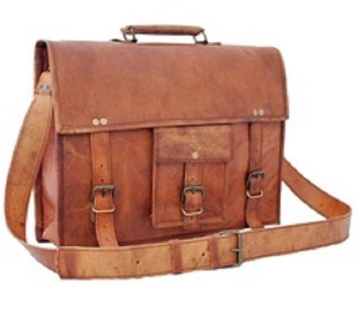 Mens Leather Satchel Laptop Bag