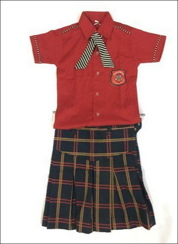 Plain And Check Kids School Uniforms