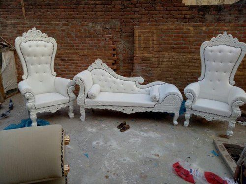 White Wedding Sofa Set No Assembly Required