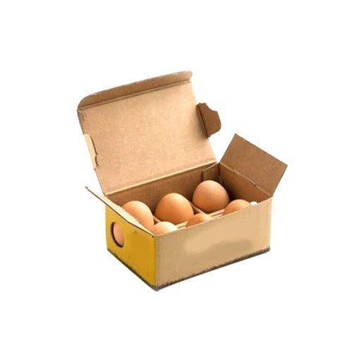 Brown 3 Ply Corrugated Poultry Eggs Packaging Box