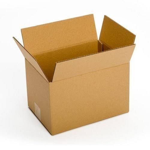 5 Kilogram Capacity Brown Plain Corrugated Packaging Boxes