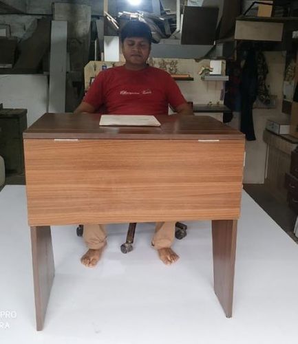 Brown Wooden Computer Table