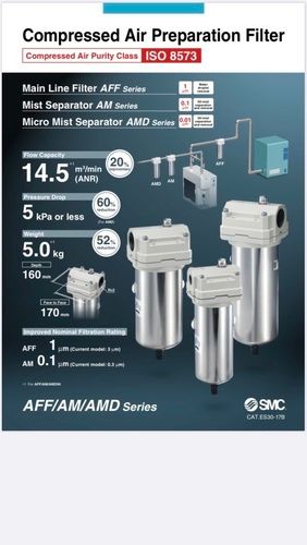  स्टेनलेस स्टील संपीड़ित वायु तैयारी फ़िल्टर 