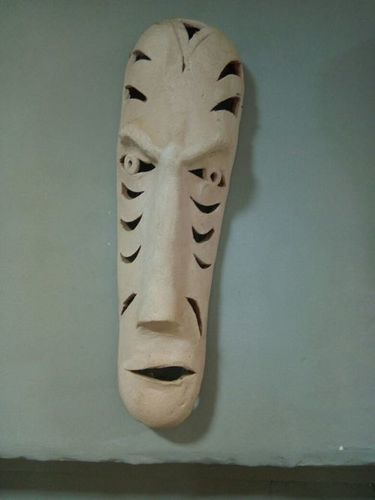 White Decorative Hanging Wall Mask