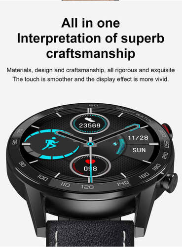 Black Dt No.1 Dt95 Smart Watch Men Bluetooth Call Ip68 Waterproof Ecg Heat Rate 360*360 Sleep Business Sports Smartwatch